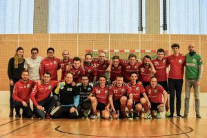 Das Floorballteam von Phönix Leipzig im Februar 2019