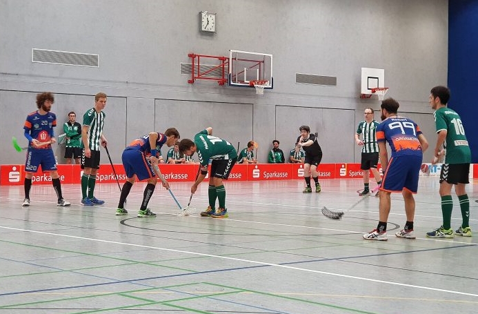 Floorball-Auftakt USV Jena gegen Phönix Leipzig, Endstand 8:8